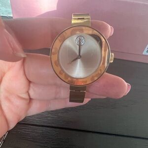 Movado rose gold watch